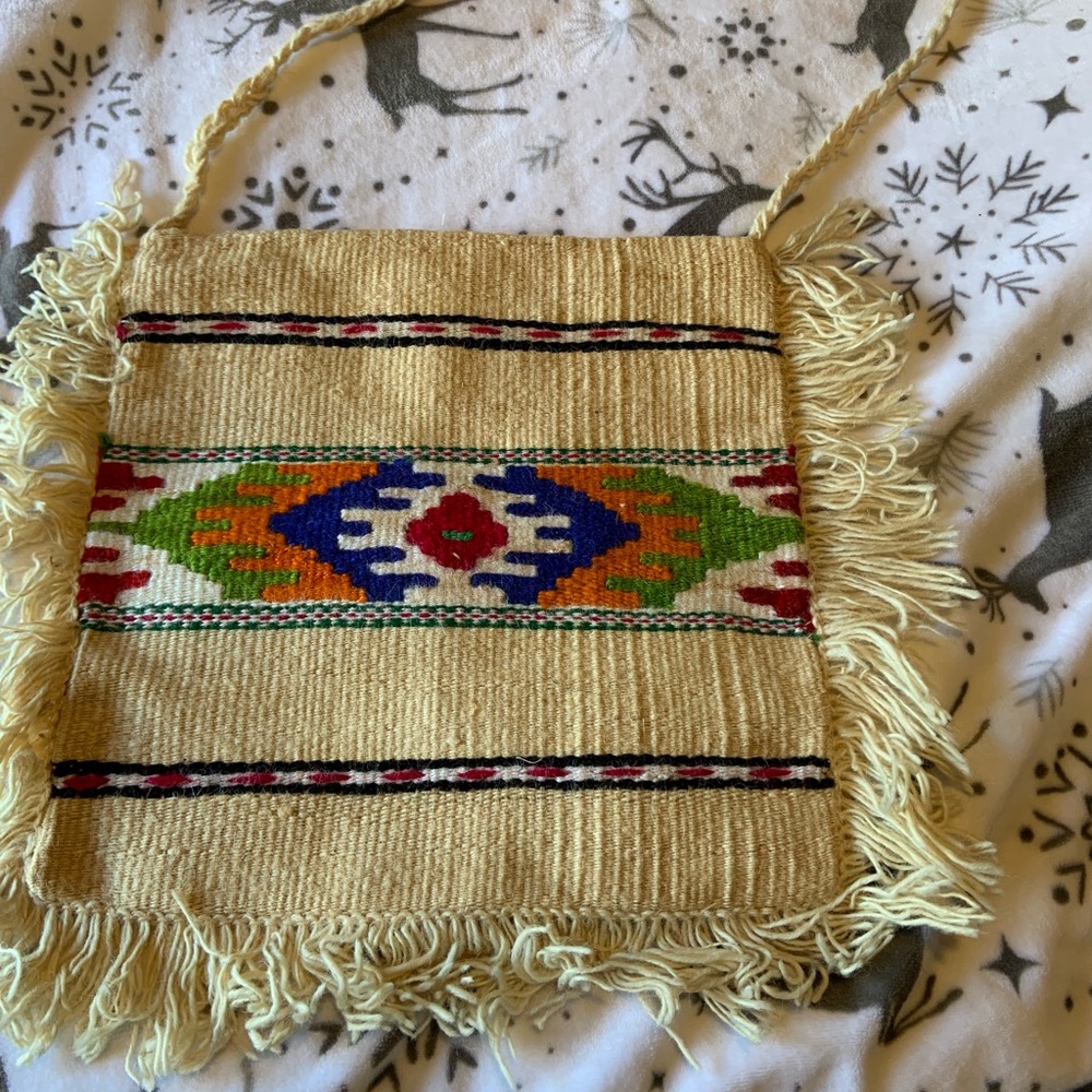 Vintage Natural Blanket Bag